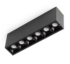 Plafonnier & Spot*Faro Architectural Spot encastrable, Neso Point 6, , LED, dim, Dali, 3000K, 580 lm, L16,4cm, H5,6cm - Faro noir mat