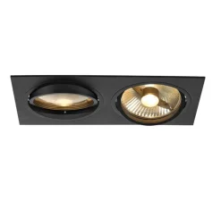 Plafonnier & Spot*SLV Spot encastrable, New Tria 300, , L31,5cm, H12,5cm - noir