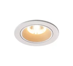 Plafonnier & Spot*SLV Spot encastrable, Numinos S, , LED, 2700K, 720 lm, Ø8cm, H5,2cm - blanc