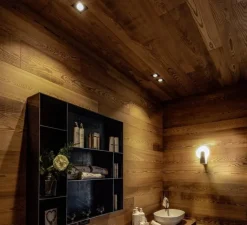 Plafonnier & Spot*SLV Spot encastrable, Patta-I, , IP65, LED, dim, 1800-3000K, 440 lm, Ø8cm, H4cm - noir