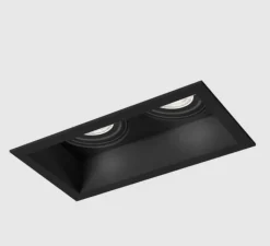 Plafonnier & Spot*Wever&Ducré Spot encastrable, Plano 2.0 PAR16, , L15,6cm, H11,5cm - noir