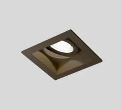 Spot encastrable, Plano Petit 1.0 LED, bronze, LED, dim, 2000K-3000KK, 420 lm, L6,7cm, H6cm - Wever&Ducré