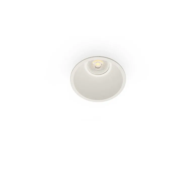 Plafonnier & Spot*Faro Spot encastrable, salle de bain, Fresh IP44, , Ø9cm, H6,5cm (hauteur plafond recommandée 14,5cm) - blanc