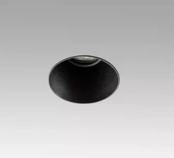 Plafonnier & Spot*Faro Spot encastrable, sans collerette, Fresh IP65, , Ø13,3cm, H12,5cm (hauteur plafond recommandée 14,5cm) - noir