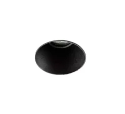 Plafonnier & Spot*Faro Spot encastrable, sans collerette, Fresh IP65, , Ø13,3cm, H12,5cm (hauteur plafond recommandée 14,5cm) - noir
