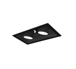 Spot encastrable, SNEAK TRIM 2.0, noir, LED, 2700K, 390/520lm, L15,6cm, H9cm - Wever&Ducré