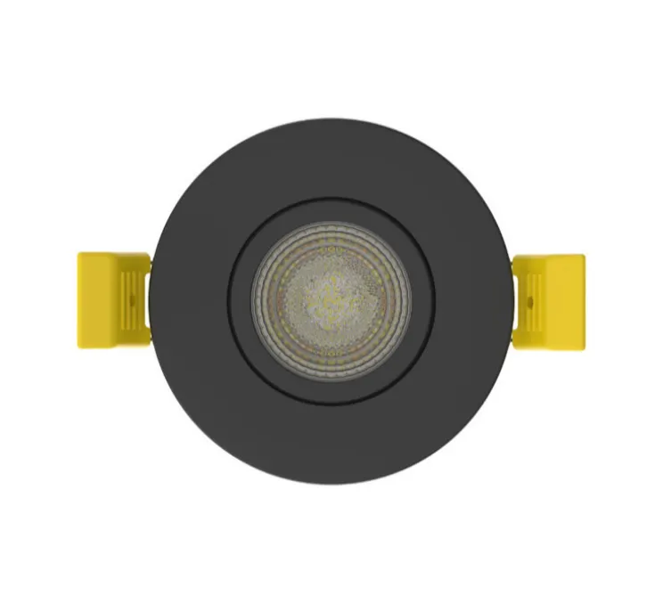 Spot encastrable, Stella SD orientable, Pack de 10, noir, IP65, LED, dim, 2700-3000-4000K, 520 lm, Ø8,2cm, H3,5cm - Solum