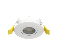 Plafonnier & Spot*Solum Spot encastrable, Stella SD orientable, Pack de 10, , IP65, LED, dim, 2700-3000-4000K, 520 lm, Ø8,2cm, H3,5cm - blanc