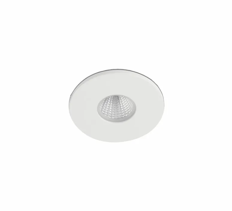 Plafonnier & Spot*Faro Spot encastrable, Tast Round, , IP65, LED, 2700K, 350 lm, Ø5,5cm, H2,8cm - blanc