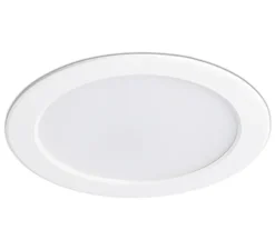 Spot encastrable, Ted, blanc, LED, 15W 3000K, 2400lm, IP44, Ø15cm, H3cm - Faro