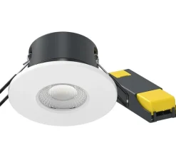 Plafonnier & Spot*Solum Spot encastrable, Teles Bluetooth, , IP65, LED, dim, 2200 à 6500K, 300-450 lm, Ø8,8cm, H5,5cm - blanc