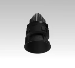 Spot encastrable, Tetrix Oblique Recessed 62 1x, noir mat, Ø6,2cm, H4,5cm - Modular