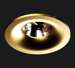 Plafonnier & Spot*Doxis Spot encastrable, Titan Fix Round Cone, 40°, Bobbytrap springs, mat, dim, LED, 2700K, 1100lm, Ø8,5cm, H6,8cm - or