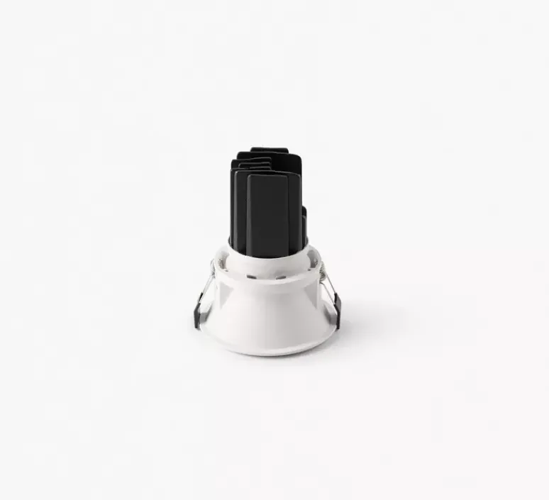 Plafonnier & Spot*Faro Architectural Spot encastrable, Tulipa, 36°, , IP44, LED, dim, DALI, 2700K, 406 lm, Ø8,2cm, H10,6cm - Faro blanc