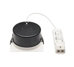 Plafonnier & Spot*SLV Spot encastrable, Verlux, , LED, dim, 3000K, 1800 lm, L13,5cm, H13,5cm - blanc