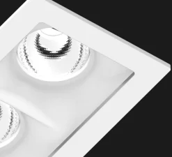 Plafonnier & Spot*Doxis Spot encastrable, Vesto Quadro, , LED, dim, 2700K, 1872 lm, L18,6cm, H7cm - blanc