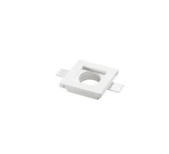 Plafonnier & Spot*Nedgis Spot encastrable,Vertbois, prêt à peindre, Francette Q1, , L10cm, H3cm - blanc