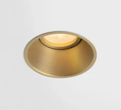 Plafonnier & Spot*Modular Spot encatrable, Lotis Round Recessed 82 1x, , Ø8,2cm, H5,8cm - Champagne
