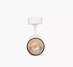 Plafonnier & Spot*Faro Architectural Spot, Fost Surface, , LED, dim, TRIAC, 2700k, 28W, 18°, CRI></noscript>97, 2210 lm, Ø7cm, H16,5cm - Faro blanc