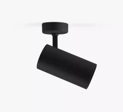 Plafonnier & Spot*Faro Architectural Spot, Fost Surface, , LED, dim, DALI, 2700k, 42W, 38°, CRI>97, 2958 lm, Ø9cm, H18cm - Faro noir