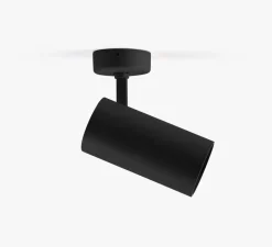 Plafonnier & Spot*Faro Architectural Spot, Fost Surface, , LED, dim, triac, 4000k, 42W, 38°, CRI>97, 3684 lm, Ø9cm, H18cm - Faro noir