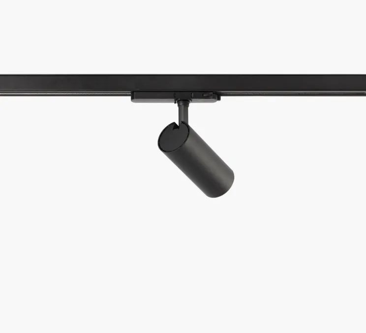Spot, Fost Track 70 23°, noir, LED, dim, DALI, 3000K, 43W, 23°, 3505 lm, Ø5cm, H10cm - Faro