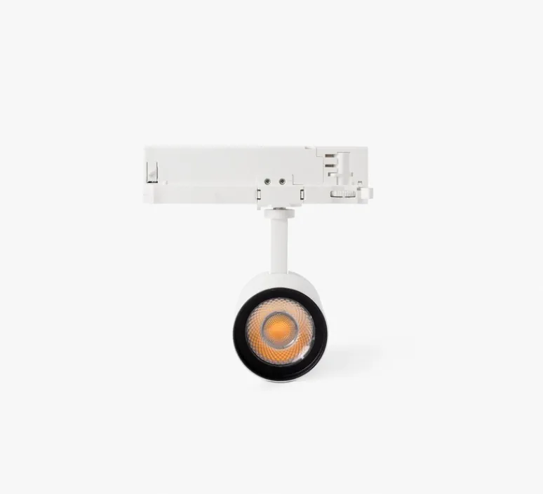 Plafonnier & Spot*Faro Architectural Spot, Fost Track 64, , LED, dim, DALI, 2700k, 28W, 25°, 2987lm, Ø6,4cm, H13,6cm - Faro blanc