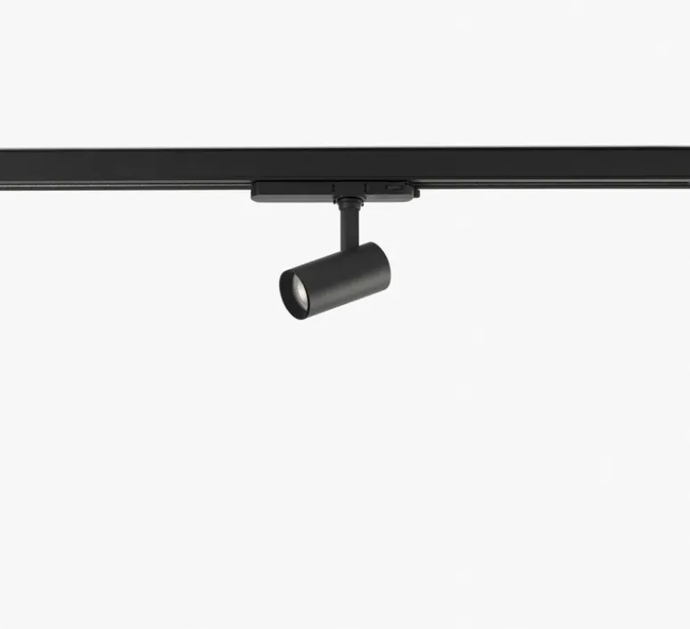 Plafonnier & Spot*Faro Architectural Spot, Fost Track, , LED, dim, TRIAC, 3000K, 15W, 35°, 1343 lm, Ø5cm, H10cm - Faro noir