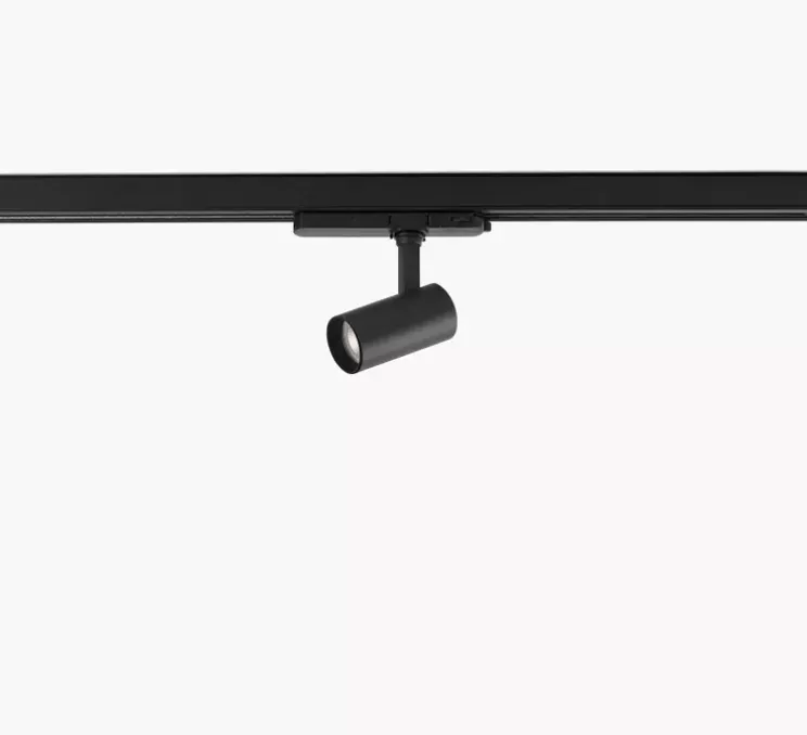 Spot, Fost Track, noir, LED, dim, Casambi, 2700k, 15W, 20°, 855 lm, Ø5cm, H10cm - Faro