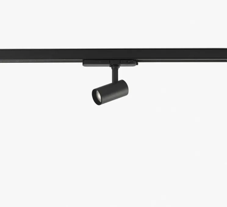 Spot, Fost Track, noir, LED, dim, TRIAC, 3000K, 15W, 12°, 1273 lm, Ø5cm, H10cm - Faro