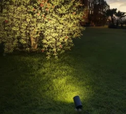 Plafonnier & Spot*SLV Spot, Helia L, , IP66, LED, dim, 3000K, 1340 lm, Ø10cm, H15cm - anthracite