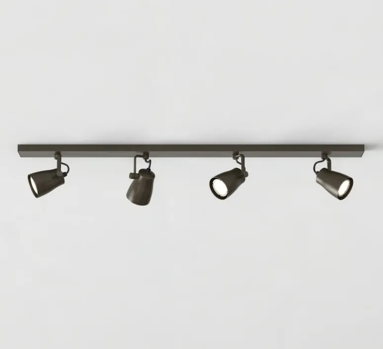 Plafonnier & Spot*Astro Spot, Juno Four Bar, , L90cm, H15cm - bronze