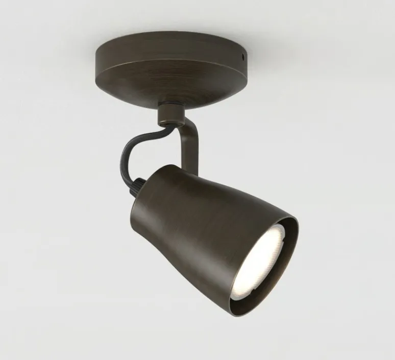 Plafonnier & Spot*Astro Spot, Juno Single, , L9cm, H16cm - bronze