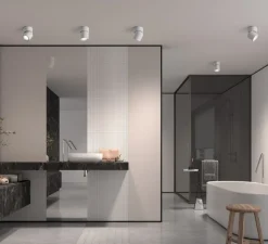 Plafonnier & Spot*MDC Spot, Martina, , IP44, Ø9,4cm, H12,1cm - blanc