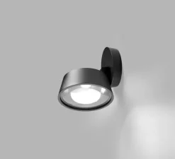 Plafonnier & Spot*Light Point Spot ou applique en saillie, VANTAGE 1, , LED, dim, 2700K, 540 lm, Ø10cm, H7cm - noir