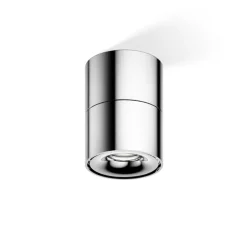 Spot ou applique en saillie, Studio S, chrome, LED, 2700K, 550 lm, Ø7,6cm, H9,4cm - Decor Walther
