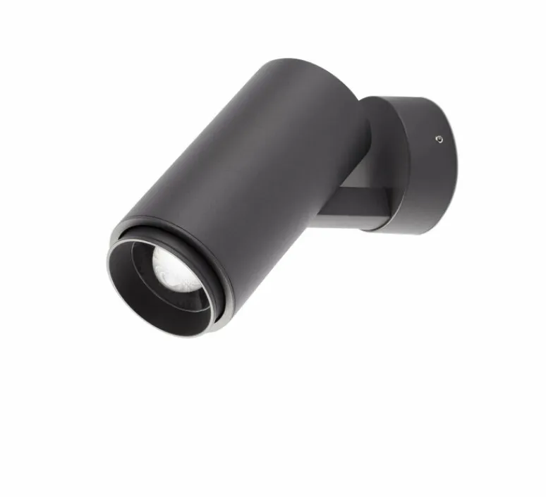 Plafonnier & Spot*Faro Spot, PLOM LED , foncé, IP64, LED, 3000K, 635lm, L15cm, H20cm - gris