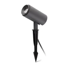 Spot, PLOM LED , gris, IP64, LED, 3000K, 200lm, L16cm, H38cm - Faro