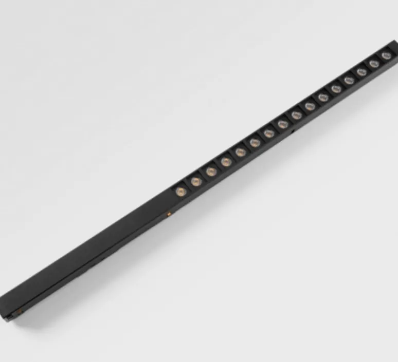 Plafonnier & Spot*Modular Spot pour rail, Pista Linear Spots Track 48V 429 1x, , LED, dim, 2700K, 1428 lm, DALI, L42,9cm, H1,8cm - noir
