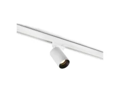 Spot, projecteur, pour rail, Stan, blanc mat, GU10, orientable, Ø6cm, H14.7cm - Faro