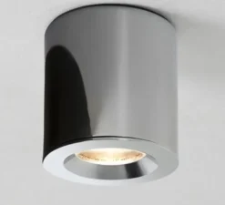 Plafonnier & Spot|Applique*Astro Spot salle de bain, Kos II Round 85 classic, poli, IP65, Ø8,5cm, H8,5cm - chrome