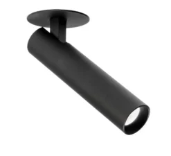 Spot semi-encastré, Match 1.0, noir, LED, dim, 2700K, 525 lm, Ø2,6cm, H11,7cm - Wever&Ducré