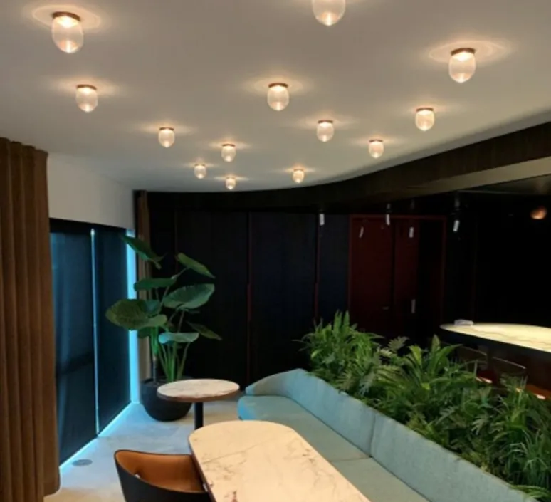 Plafonnier & Spot*DARK Spot semi-encastré, Propzz, , IP40, Ø10,5cm, H13cm - noir, verre transparent