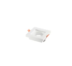 Plafonnier & Spot*Nedgis Spot semi-encastré,Vertbois, prêt à peindre, Emma Q1, , L10cm, H4,9cm - blanc