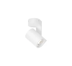 Plafonnier & Spot*Wever&Ducré Spot, Sqube On Base 1.0 LED, , LED, 2700K, 415lm, Ø5,5cm, H11,9cm - blanc