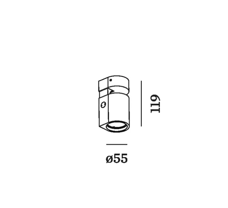 Spot, Sqube on Base 1.0 PAR16, blanc, Ø5,5cm, H11,9cm - Wever&Ducré