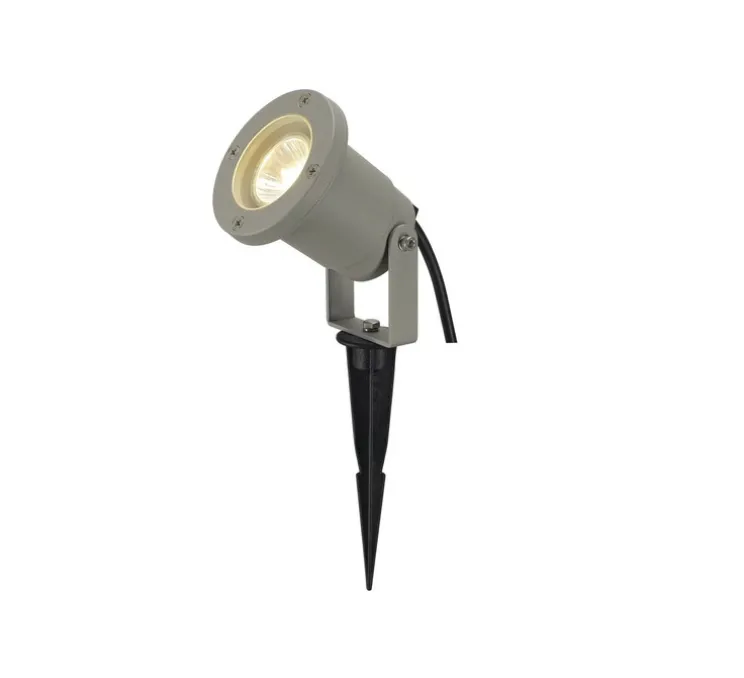 Spot sur piquet, NAUTILUS SPIKE, gris, IP65, Ø9,5cm, H27,5cm - SLV