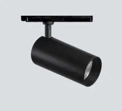 Plafonnier & Spot*ONOK Spot sur rail, Focus 80 T, , LED, dim, 2700K, 2437 lm, Ø8cm, H15cm - noir