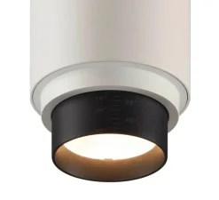 Spot sur rail, Numinos ZOOM M PHASE, blanc, LED, dim, 3000K, 750-1800 lm, Ø18,5cm, H16,5cm - SLV