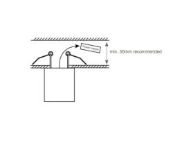 Plafonnier & Spot*Doxis Spot, Titan Semi-Recessed Organic, 40°, mat, dim, LED, 2700K, 1100lm, Ø8cm, H7,2cm - blanc